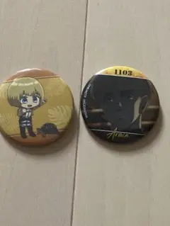 進撃の巨人 アルミン 缶バッジ