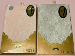 平成当時物　新品　花柄網タイツ　フェアリーグランジ　バレエコア　ギャル　コケット