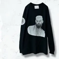 2544＊サベージ＊Tシャツ 黒 １ 長袖 プリント 綿100％ カジュアル