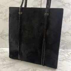 GUCCI グッチ ハラコ×本革 レザー ラージサイズ トートバッグ