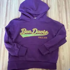 Ben Davis 紫 パーカー 120サイズ