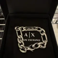 Armani Exchange シルバーチェーンブレスレット