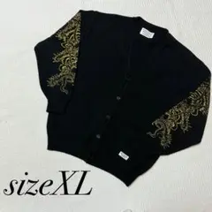 wackomaria ティムリーハイ モヘアカーディガン ネイビー　Mサイズ WACKO MARIA（ワコマリア）TIM LEHI / JACQUARD SWEATER ( TYPE