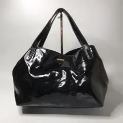 MAXMARA マックスマーラ ハンドバッグ パテント エナメル レザー