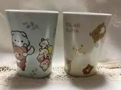 リラックマ　ネオリラッくじ　part7 F賞　メラミンカップ　2種セット