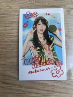 乃木坂 賀喜遥香　NOGI CAFE 乃木カフェ 後期　ポラロイド風ステッカー