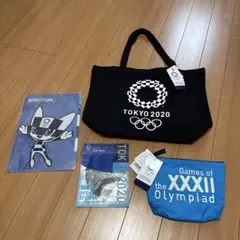 新品タグ付き☆東京オリンピック　トートバッグ　ポーチ　マスク　クリアファイル