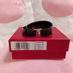 Salvatore Ferragamo ブレスレット リボン ブラック