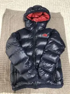 美品 ノースフェイス ダウン 軽量 ネイビー
