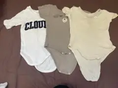 赤ちゃん ベビー 肌着 ロンパース 80cm 3点セット 新生児