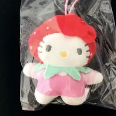 サンリオキャラクターズシークレットマスコット　キティ　いちごフード