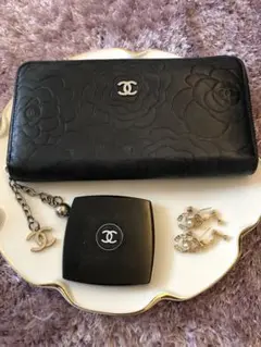 CHANEL シャネル ミラー 鏡 手鏡 コンパクトミラー セット売り