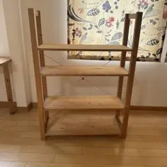 引き取り限定　IKEA ウッドオープンシェルフ②