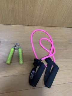ハンドグリップ ➕トレーニングチューブ　筋トレ　エクササイズ