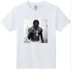 男女兼用　Travis Scott トラヴィススコットTシャツ ラップT/白