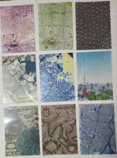 ゼンリン【街まち A4クリアファイル　A４見開きクリアファイル】９種９枚