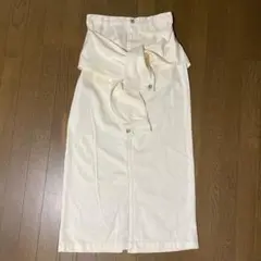 JOURNAL STANDARD クリーム色ロングスカート