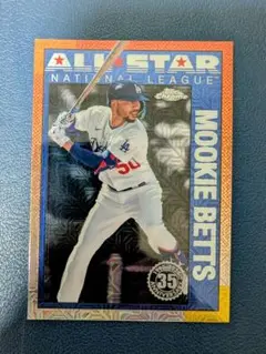 Mookie Betts 2025 Topps Chrome 35th AS