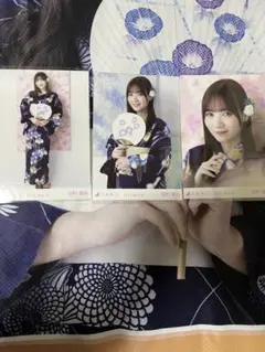 乃木坂46 田村真佑　生写真　浴衣2023 3種