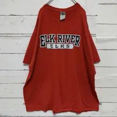 ギルダン　プリントロゴ半袖Ｔシャツ オーバーサイズ　USA古着