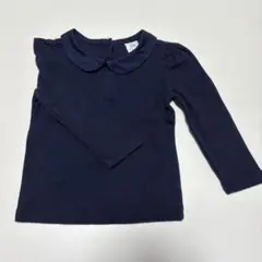 GAP ネイビー 襟付き長袖シャツ 18-24m