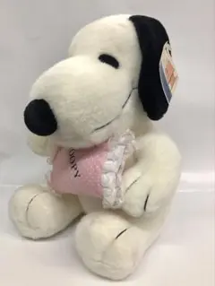 スヌーピー　ぬいぐるみ　おすわり　ピロー　未使用