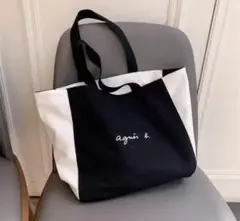 agnes b.　アニエスベー　トートバッグ　ブラック