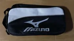 Mizuno スパイク・シューズケース 黒/白