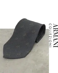 Y083/ARMANI COLLEZIONI ネクタイ 幅9.5cm グレー