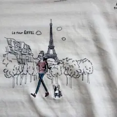 エディちゃん　刺繍とイラスト 半袖Tシャツ