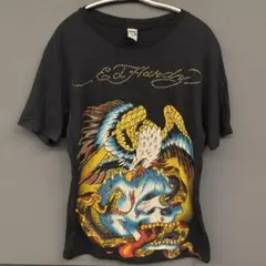 Ed Hardy エドハーディー Tシャツ ラインストーン ドクロ スカルy2k