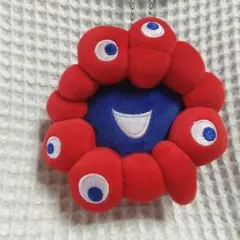 大阪・関西万博　ミャクミャク　フェイス ぬいぐるみボールチェーン　キーホルダー