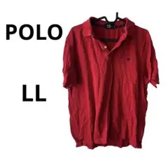 POLO 赤色半袖Tシャツ LLサイズ 大きめビックサイズ エルエル