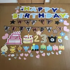 週末値下げ❗️お誕生日デコレーションセット