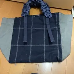 お年玉お値引き♪(^^)ラドロー持ち手フリルトートバッグ 美品
