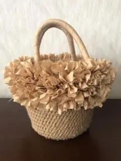 未使用⭐︎アンテプリマミストフリルかごバッグ