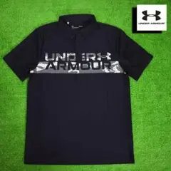 UNDER ARMOUR/アンダーアーマー 半袖ポロシャツ【ブラック/Ｌ】新品！