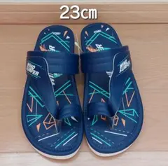 【7920】【新品】箱なし 23m トングサンダル ブルー