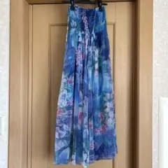 花柄ロングスカート