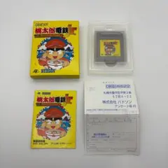 GB 桃太郎電鉄jr.全国ラーメンめぐりの巻 箱・説明書・ハガキ付き
