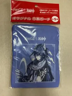 原神 コカコーラ コラボ イオングループ 限定 デザイン オリジナル 巾着ポーチ