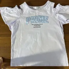 Jenni 薄紫 フリル袖 Tシャツ