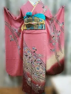 【極上手描き辻が花】極上のきらめきで差がつく お振袖 フルセット