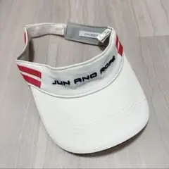 美品 JUN&ROPE ジュンロぺ レディース ゴルフ サンバイザー