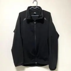 ブラック ジッパー付きジャケット