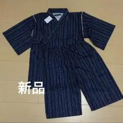 新品 140 子供用甚平 浴衣 男の子 ジュニア キッズ 小学生 盆踊り