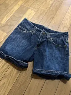 【ノーブランド】美品【デニムパンツ】ショートパンツ S