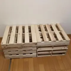 木製パレットベッド　8枚　シングルサイズ　①