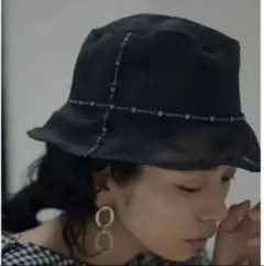 【完売品】AMERI×NEW ERA バケットハット 袋つき NEW ERA×Ameri LOGO TAPE BUCKET HAT