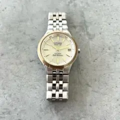 シチズン H111-T012663 エクシード 電波 ソーラー クロコ ワニ CITIZEN - シチズン エクシード 電波ソーラー 軽量チタン 白蝶貝